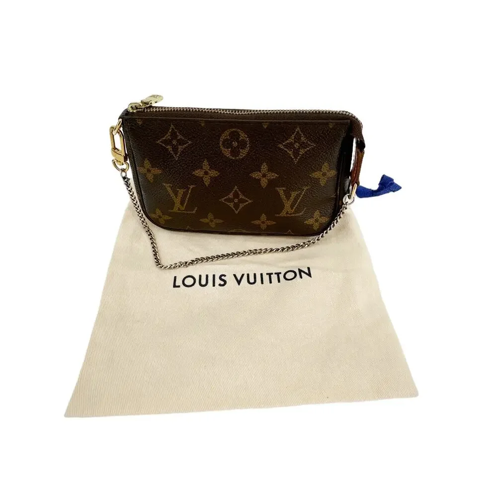 LOUIS VUITTON Pochette Accessoires Monogram Canvas Mini